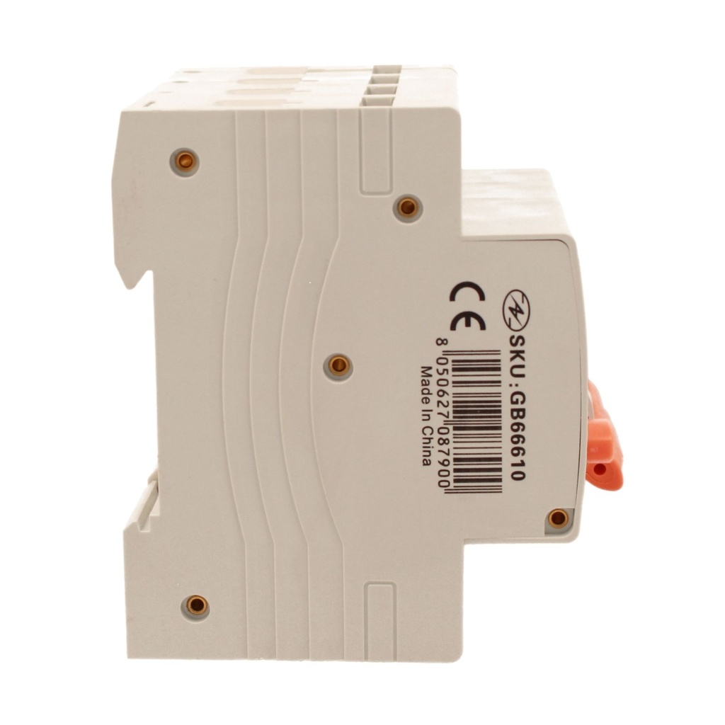 A2ZWORLD RCBO Interruttore Magnetotermico Differenziale Tipo A Curva C 3P+N 4M 6000A 300mA C10A AC 400V IP20 IEC61009-1 PL8M4