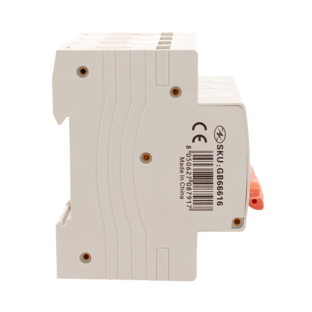 RCBO Interruttore Magnetotermico Differenziale Tipo A Curva C 3P+N 4M 6000A 300mA C16A AC 400V IP20 IEC61009-1 PL8M4