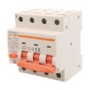 A2ZWORLD RCBO Interruttore Magnetotermico Differenziale Tipo A Curva C 3P+N 4M 6000A 300mA C25A AC 400V IP20 IEC61009-1 PL8M4