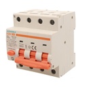 A2ZWORLD RCBO Interruttore Magnetotermico Differenziale Tipo A Curva C 3P+N 4M 6000A 300mA C40A AC 400V IP20 IEC61009-1 PL8M4