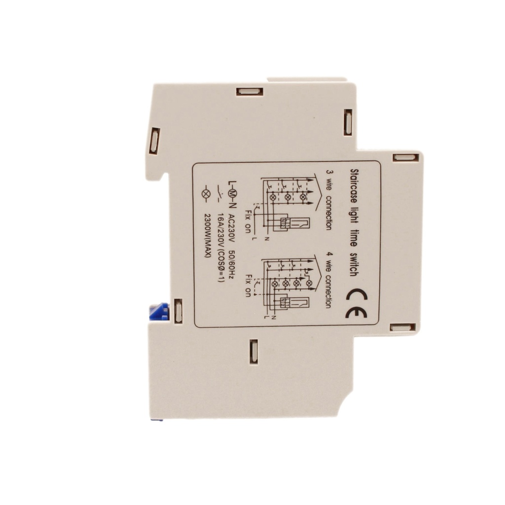 Relè Temporizzatore Modulare, Timer Per Luce Scale, 1M 0,5Min / 20Min 16A AC 230V, IP20 IEC60730-2-7 SR2