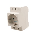 Presa Schuko Modulare Tipo F 2M 25A AC 250V IP20 IEC60884 SK-225-EU