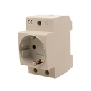 Presa Schuko Modulare Tipo F 2M 25A AC 250V IP20 IEC60884 SK-225-EU