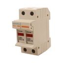 Portafusibile Modulare AC 2P 2M D10X38mm 32A AC 500V IP20 IEC60269 FS32
