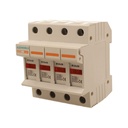 Portafusibile Modulare AC 4P 4M D10X38mm 32A AC 500V IP20 IEC60269 FS32