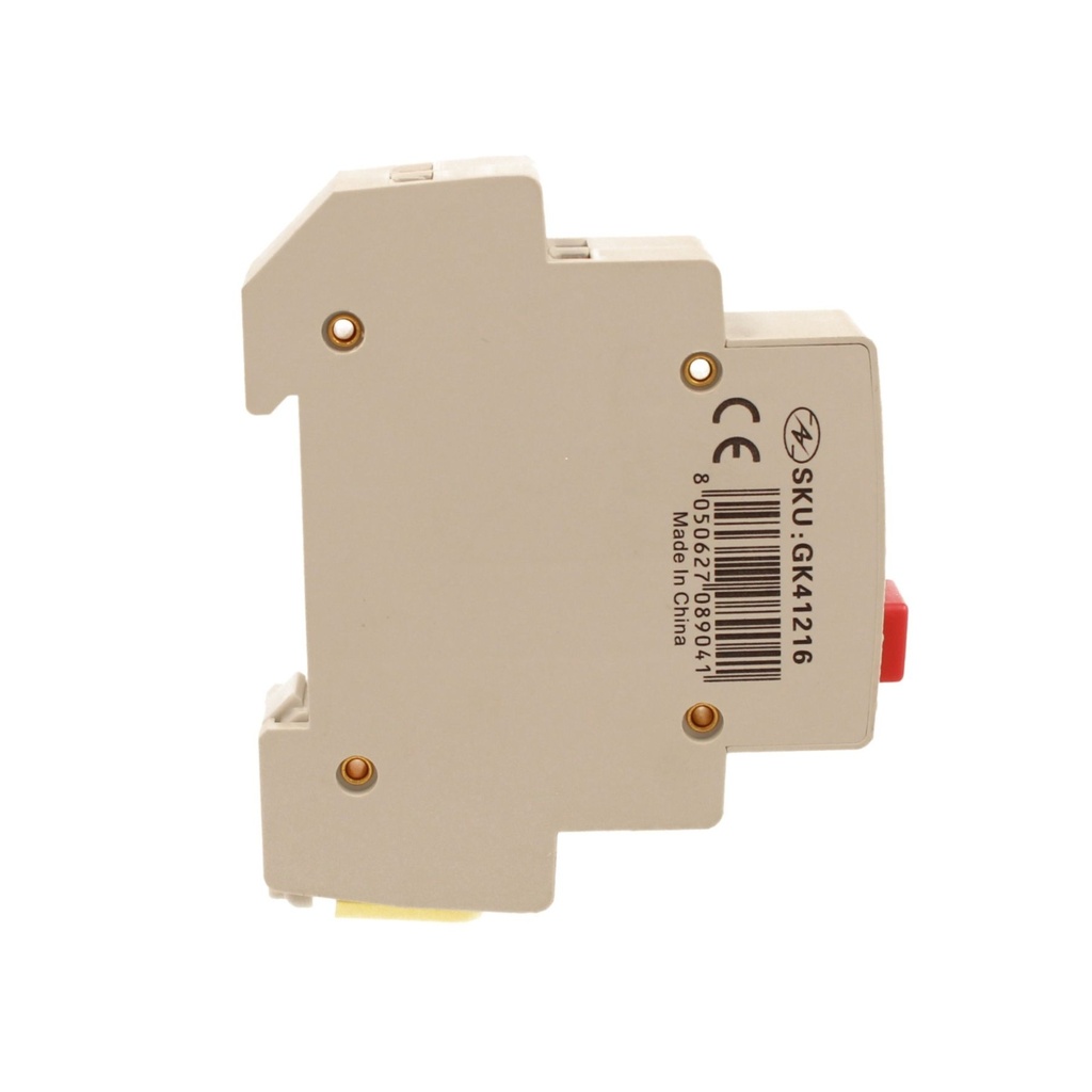 Pulsante Modulare Con Spia Luce Led Rosso 1M 2NO+2NC 6A AC 230V IP20 IEC60947-5-1 PB