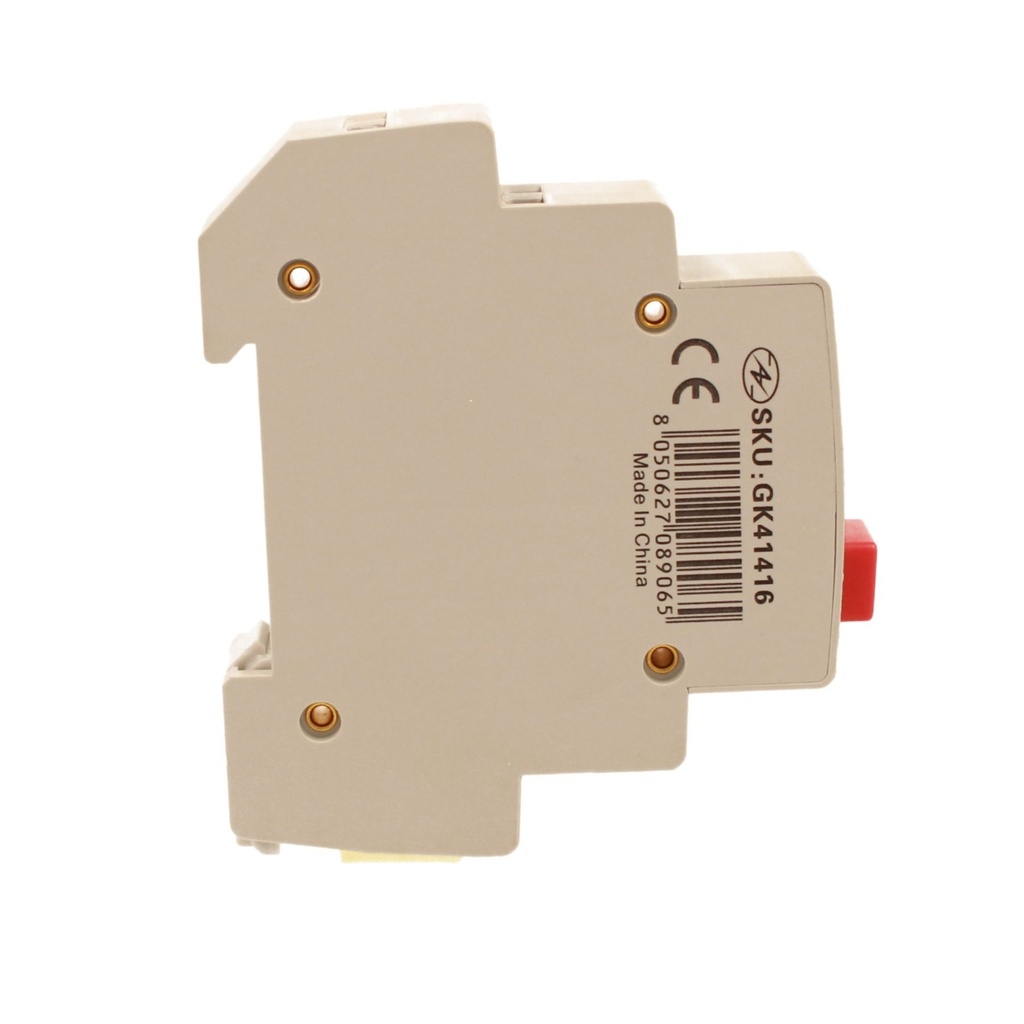 Pulsante Modulare Con Spia Luce Led Rosso 1M 4NO 6A AC 230V IP20 IEC60947-5-1 PB