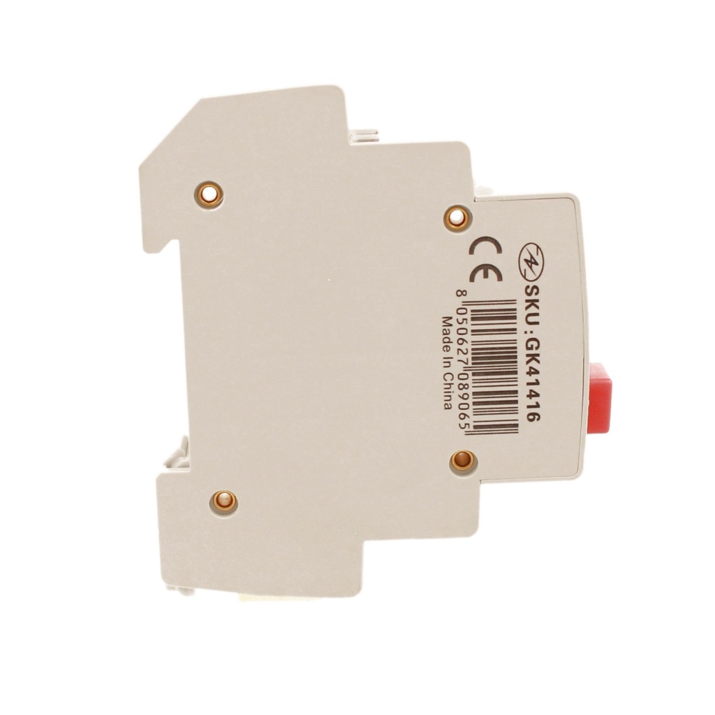 Pulsante Modulare Con Spia Luce Led Rosso 1M 4NO 6A AC 230V IP20 IEC60947-5-1 PB
