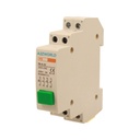 Pulsante Modulare Con Spia Luce Led Verde 1M 2NO+2NC 6A AC 230V IP20 IEC60947-5-1 PB