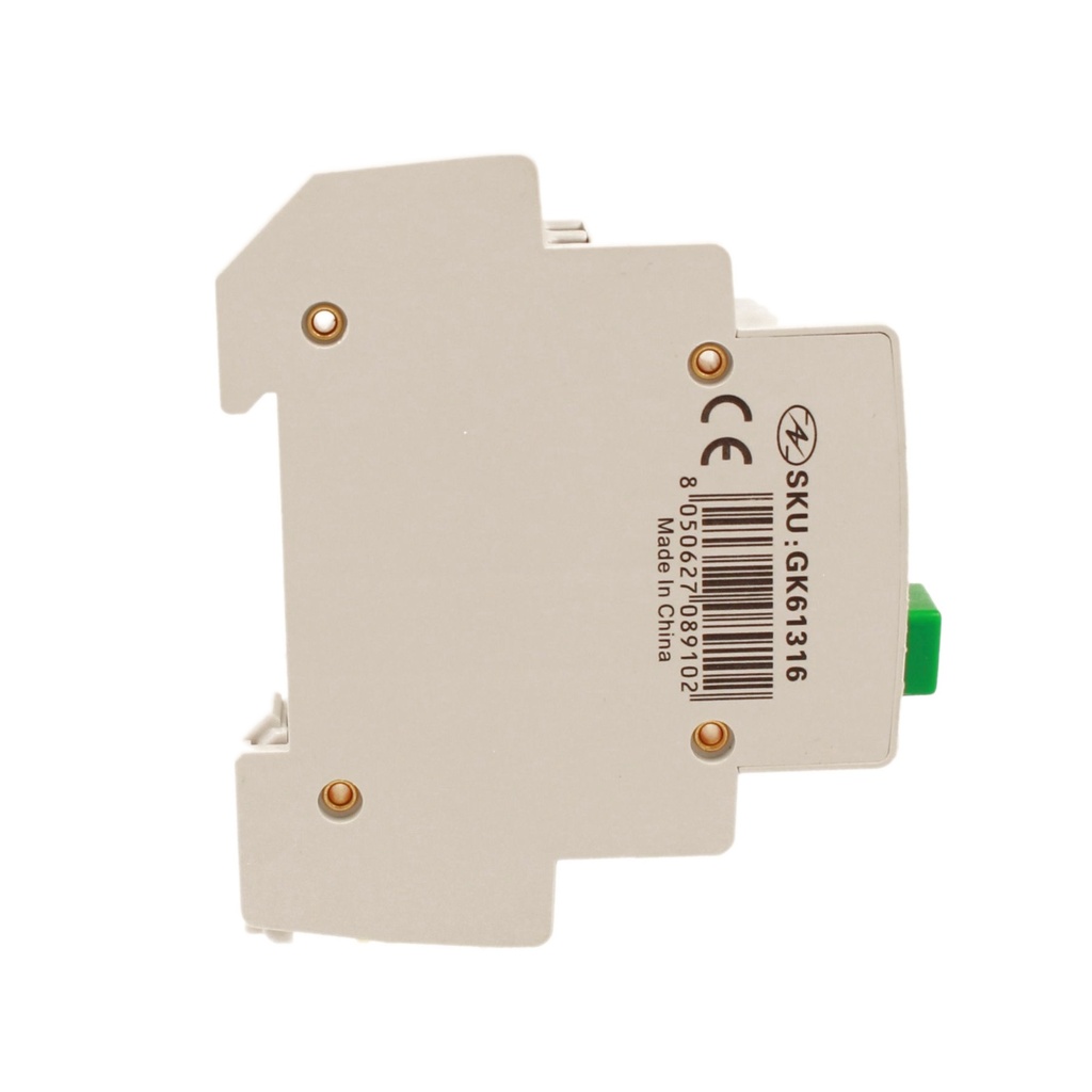 Pulsante Modulare Con Spia Luce Led Verde 1M 3NO+1NC 6A AC 230V IP20 IEC60947-5-1 PB