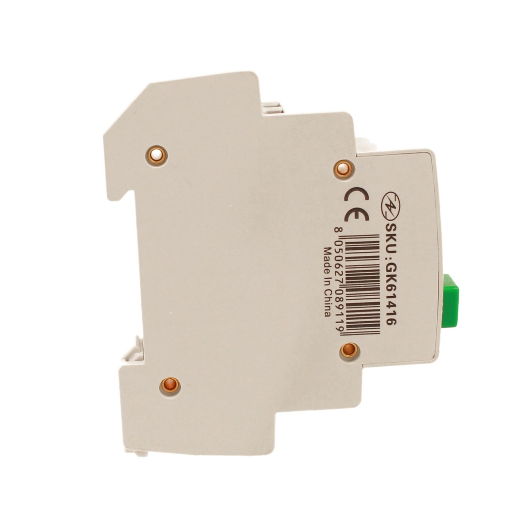 Pulsante Modulare Con Spia Luce Led Verde 1M 4NO 6A AC 230V IP20 IEC60947-5-1 PB