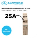 Teleruttore Contattore Modulare AC 2P 1M 2NO 25A AC 230V IP20 IEC61095 / IEC60947-4-1 HC-225