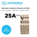 Teleruttore Contattore Modulare AC 4P 2M 1NO+3NC 25A AC 230V IP20 IEC61095 / IEC60947-4-1 HC-425