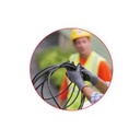 12 Paia Guanti da Lavoro Nero Taglia S 7 Con Rivestimento in Lattice