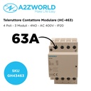 Teleruttore Contattore Modulare AC 4P 3M 4NO 63A AC 400V IP20 IEC61095 / IEC60947-4-1 HC-463