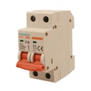 MCB Interruttore Magnetotermico Automatico Curva B 2P 2M 6000A B63A AC 400V IP20 IEC60898-1 SB6L