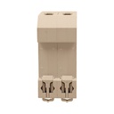 MCB Interruttore Magnetotermico Automatico Curva B 2P 2M 6000A B32A AC 400V IP20 IEC60898-1 SB6L