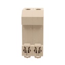 MCB Interruttore Magnetotermico Automatico Curva B 2P 2M 6000A B25A AC 400V IP20 IEC60898-1 SB6L