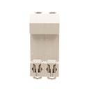 MCB Interruttore Magnetotermico Automatico Curva B 2P 2M 6000A B25A AC 400V IP20 SB6L