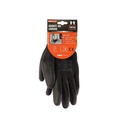 12 Paia Guanti da Lavoro Nero Taglia XL 10 Con Rivestimento in Lattice