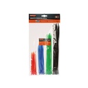 100 Fascette Plastica Colorati Fascette Elettricista Misure 100mm 150mm 200mm 250mm