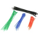 100 Fascette Plastica Colorati Fascette Elettricista Misure 100mm 150mm 200mm 250mm