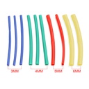 10 Pezzi Guaine Termorestringente Colorato Lunga 12cm Diametro Assortito 3mm 4mm 5mm 6mm