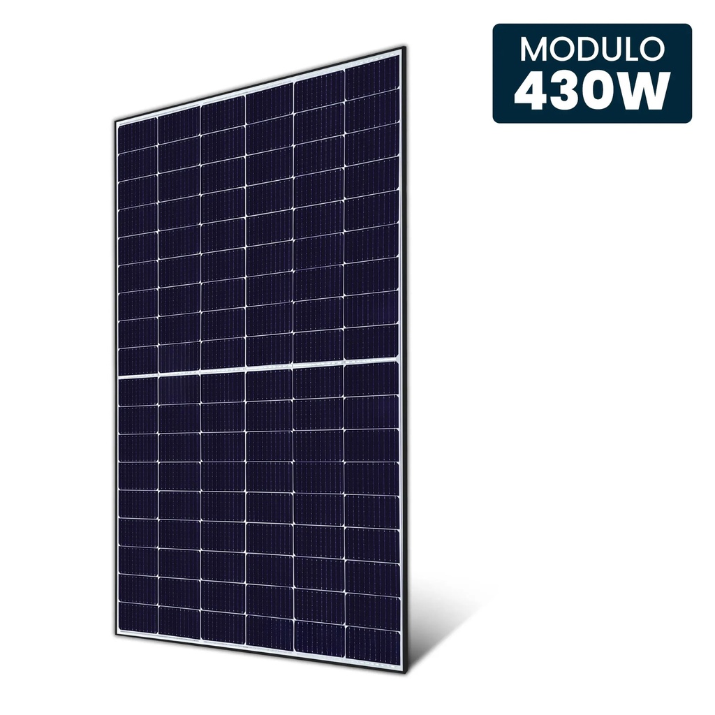 Pannello Solare 430W TIER-1 TOPCon Black Frame 1722x1134x30mm SKU 11933 