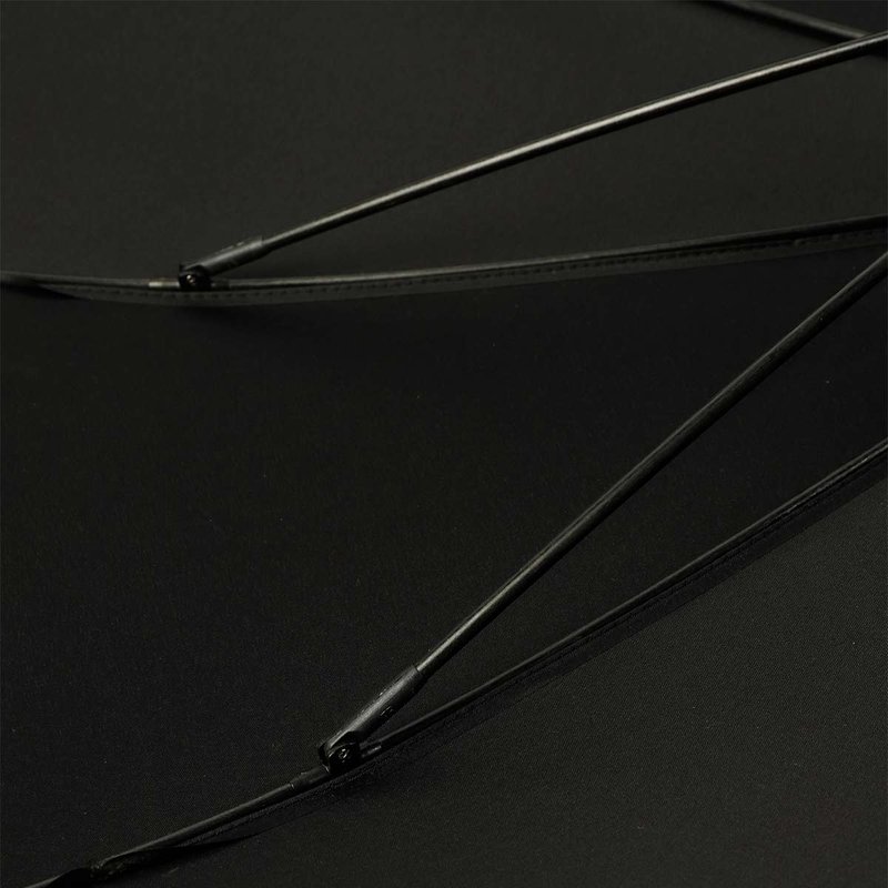 Ombrello Lungo Antivento 10 Stecche Nero con Apertura Automatica Robusto ed Elegante