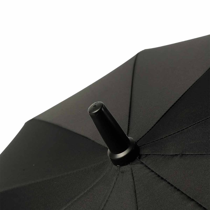 Ombrello Lungo Antivento 10 Stecche Nero con Apertura Automatica Robusto ed Elegante