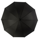 Ombrello Lungo Antivento 10 Stecche Nero con Apertura Automatica Robusto ed Elegante