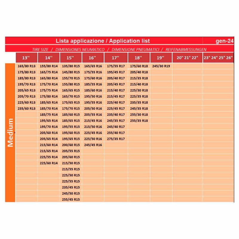 Calze da Neve Omologate Misura M per SUV Camper Auto 4x4 Veicoli Commerciali