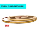 Bobina Striscia Striscia LED COB 528 24V, 10W/M, Dimmerabile PWM, Tagliabile Ovunque, IP20, Efficienza 95lm/W, CRI>90, CE, Durata 30000 Ore, 3000K Bianco Caldo MS12633