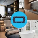 Supporto Telaio 4 Moduli Per Scatola 504 MBL 4M Blu Compatibile Bticino Living BLN0204