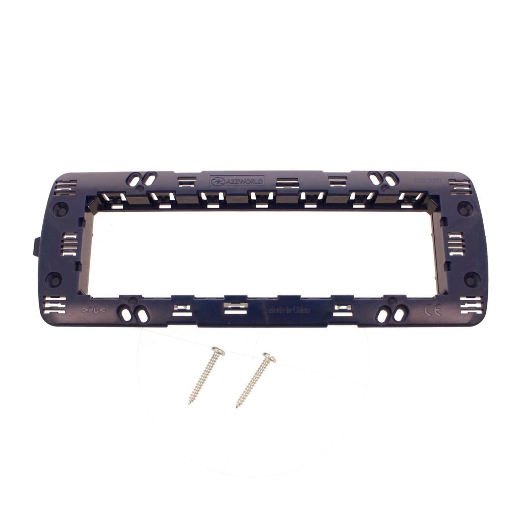 Supporto Telaio 7 Moduli Per Scatola 507 MBL 7M Blu Compatibile Bticino Living BLN0207