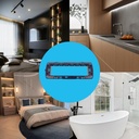 Supporto Telaio 7 Moduli Per Scatola 507 MBL 7M Blu Compatibile Bticino Living BLN0207