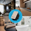 Interruttore Bipolare 0-1 2P 16A 220V MBL Bianco 1M Compatibile Bticino Living BLB0402