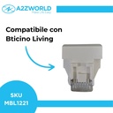 Connettore Telefonica Presa RJ11 MBL Bianco 1M Compatibile Bticino Living BLB2354