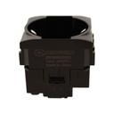 Presa Schuko Universale 2P+T 10/16A 220V MBL Nero 2M Compatibile Bticino Living BLN2102