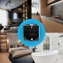 Presa Schuko Universale 2P+T 10/16A 220V MBL Nero 2M Compatibile Bticino Living BLN2102