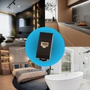 Connettore Telefonica Presa RJ11 MBL Nero 1M Compatibile Bticino Living International BLN2354