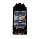 Connettore Rete Presa Dati RJ45 CAT6 MBL Nero 1M Compatibile Bticino Living BLN2356