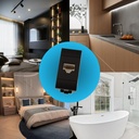 Connettore Rete Presa Dati RJ45 CAT6 MBL Nero 1M Compatibile Bticino Living BLN2356