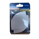 2 Pezzi Connettore Angolare Per Canaline Passacavi 40X40mm, Angolo Interno Con Curva, Colore Bianco