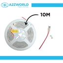 24V Striscia Led SMD Da 10 Metri, 20W/M 135lm/W 238SMD/M, Bianco Freddo 6500K, Larga 10mm, Dimmerabile PWM, Tagliabile ogni 7 smd da 29mm, IP20, CRI>80