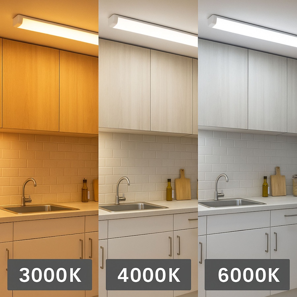 Plafoniera LED Prisma CCT, Reglette Led 120cm 48W 6400LM 220V, Barra Led Da Soffitto, 1200X75X30mm