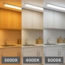 Plafoniera LED Prisma CCT, Reglette Led 120cm 48W 6400LM 220V, Barra Led Da Soffitto, 1200X75X30mm