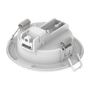 3 Faretti LED da Incasso Dimmerabili 5W 220V Rotondi Bianchi 3000K D87mm H36mm Foro 70mm IP65