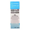 3 Faretti LED da Incasso Dimmerabili 5W 220V Rotondi Bianchi 6500K D87mm H36mm Foro 70mm IP65