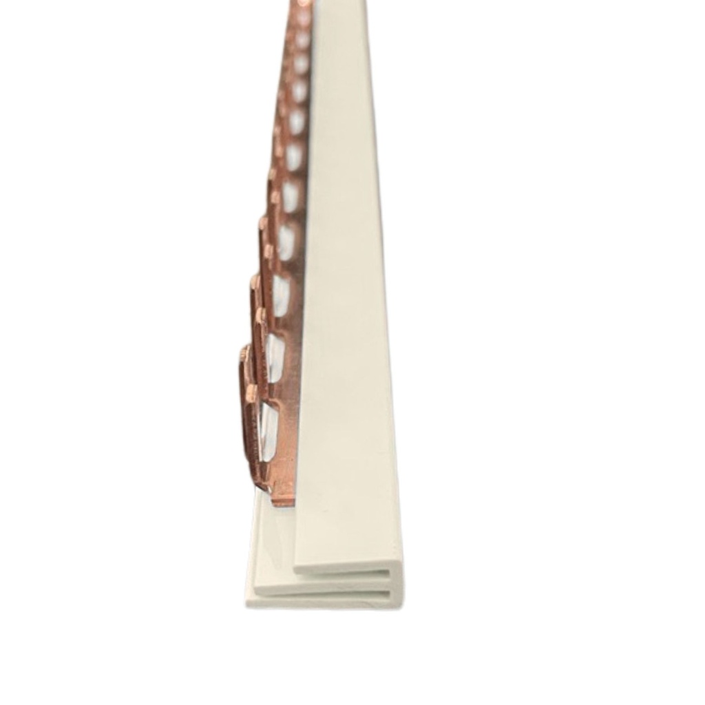 Pettine di Distribuzione Busbar Modulari 1P+N, 24 PIN, Sezione PIN 10mm², Distanza tra PIN 9mm, Larghezza PIN 4mm, Altezza PIN 11,5mm, Lunghezza Totale 210mm, 63A IP20